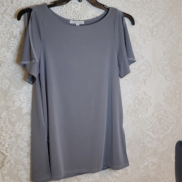 Green Envelope Los Angeles Grey top - Picture 6 of 16